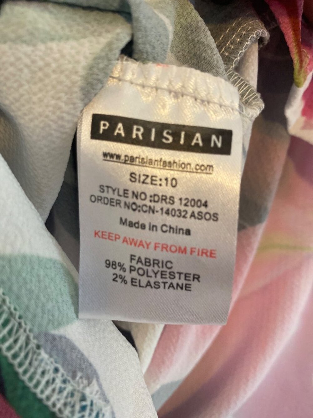 Parisian Floral Maxi Dress/Romper With Square Neckline, Flutter Sleeves Size S - Picture 8 of 9